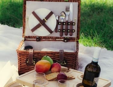 סלסלת פיקניק זוגית פרימיום כולל משלוח