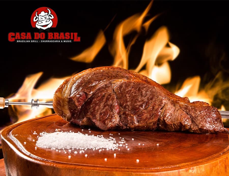 זיכוי כספי להזמנה מתפריט מסעדת Casa do brasil באילת