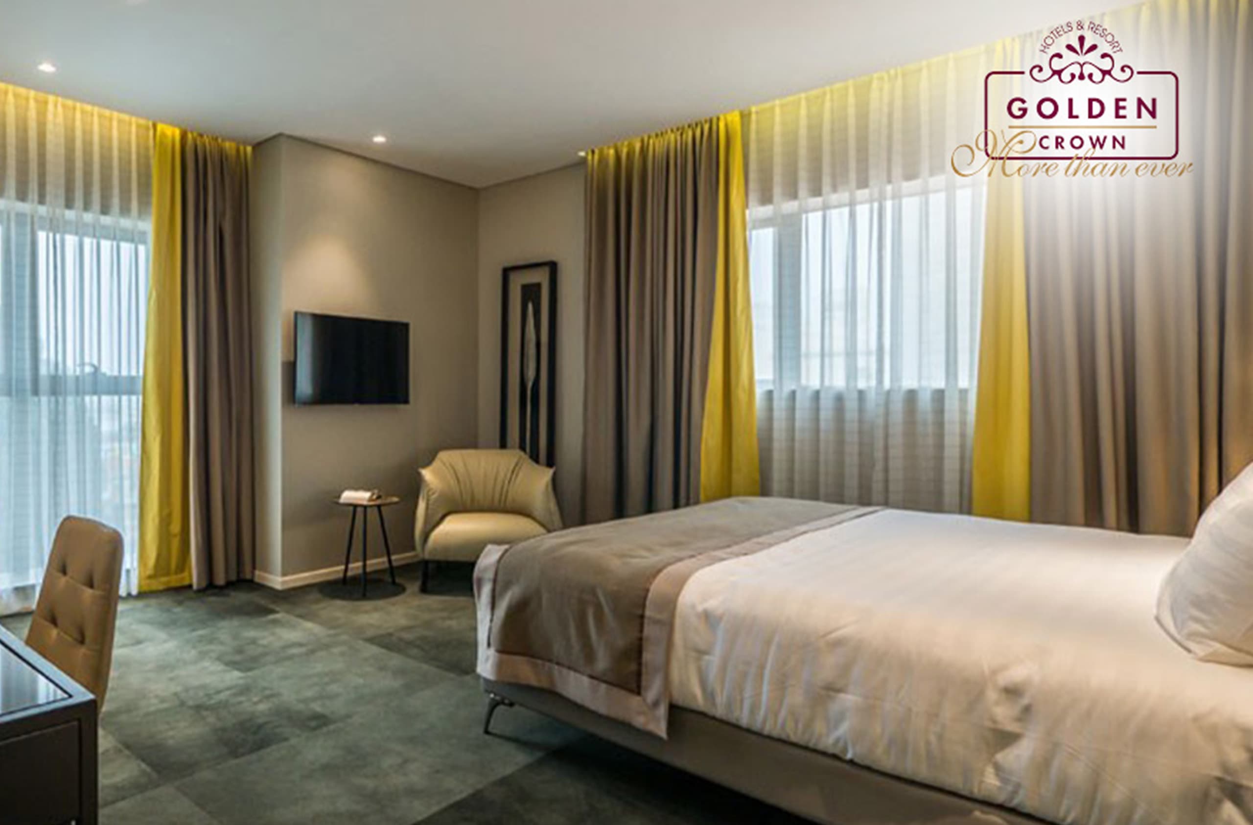 אירוח זוגי 2 לילות בסופ"ש באקזקיוטיב במלון גולדן קראון חיפה